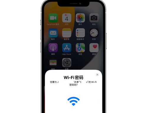 云阳苹果15维修店分享iPhone15如何共享Wi-Fi密码 