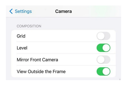 云阳苹果授权维修点分享iOS17相机水平辅助线怎么用 